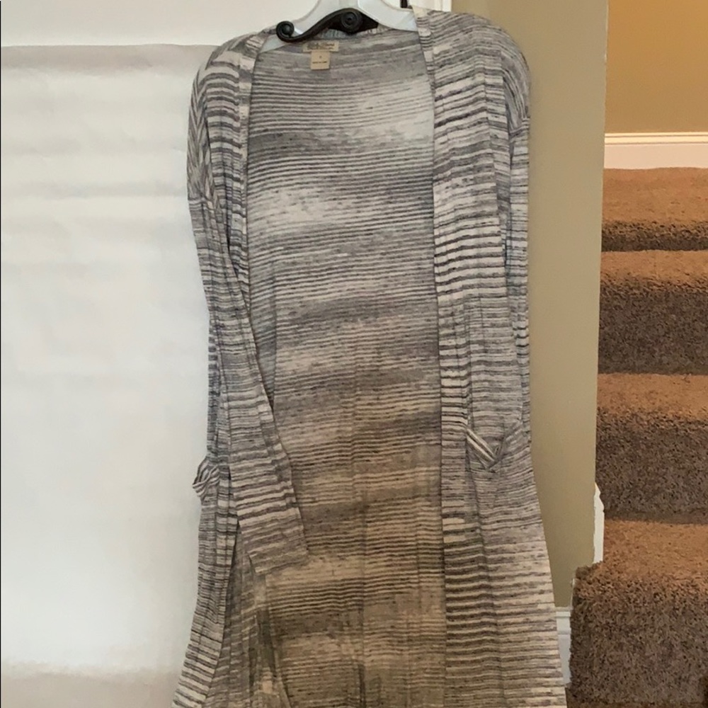 Light duster length sweater
